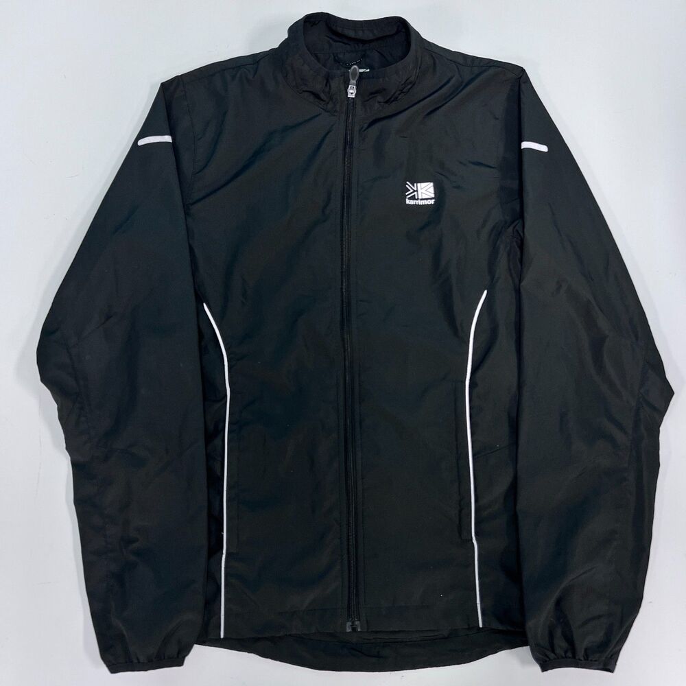 Karrimor Run Full Zip Lightweight Poly Reflective Running Jacket Men’s sz L